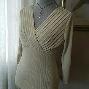 Macy’s Metallic Petite Top